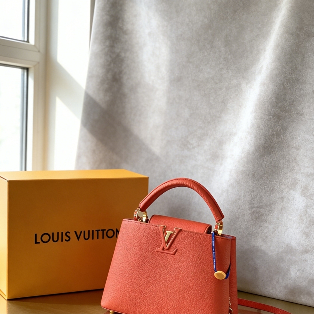 Louis Vuitton Capucines BB Taurillon Orange